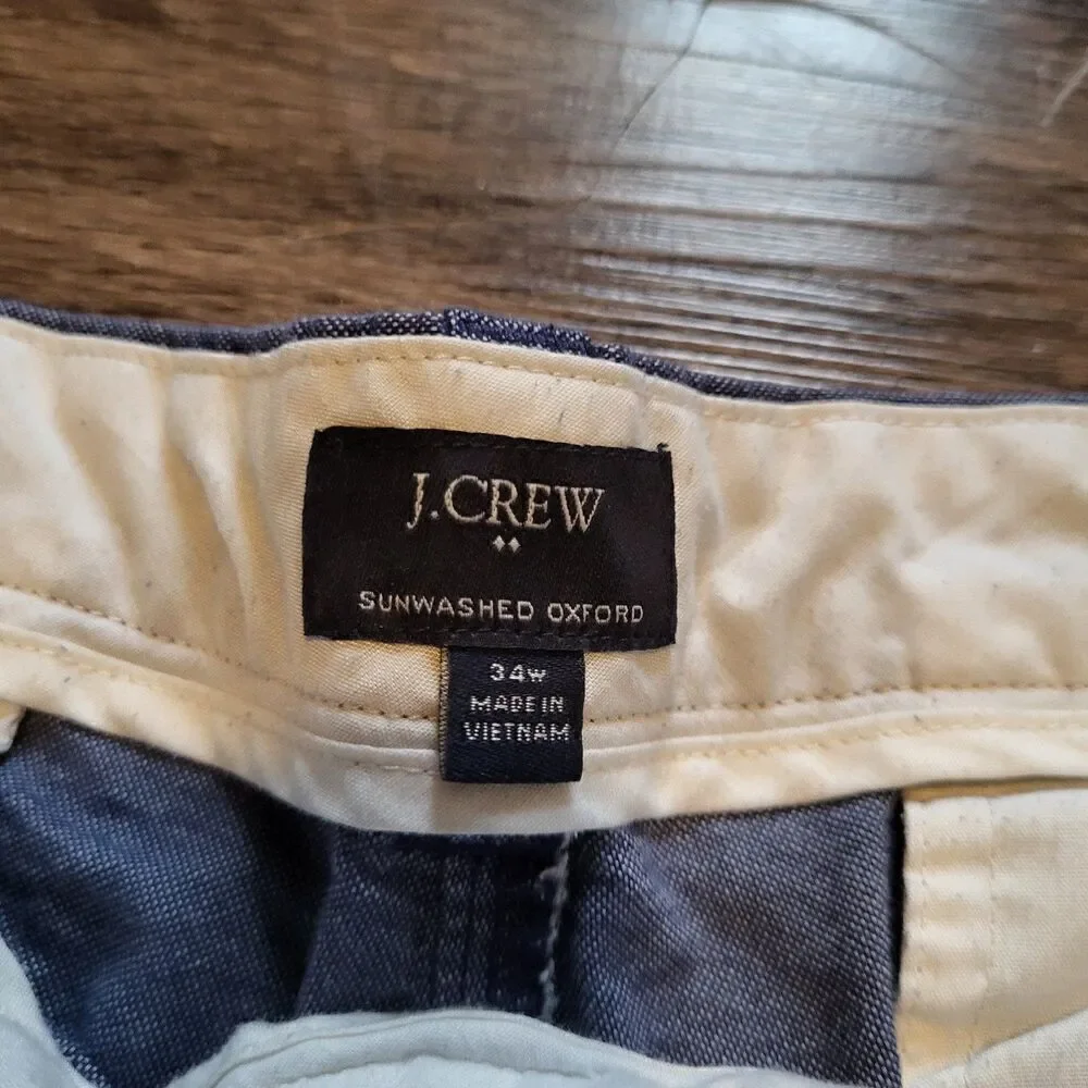 J.Crew Sunwashed Oxford Cotton, 9